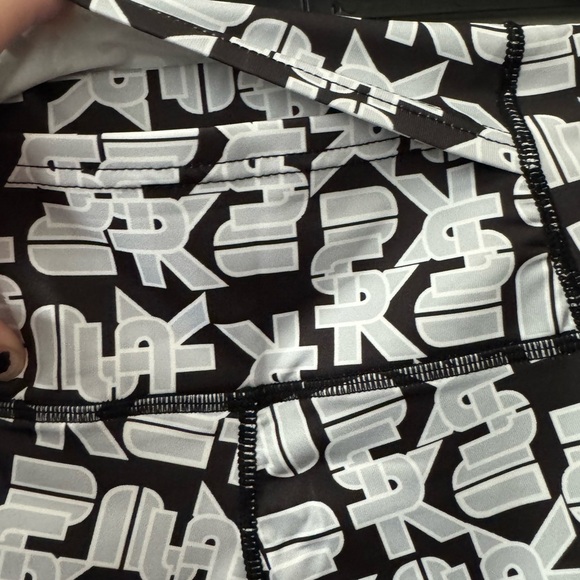 PSK Collective Black and Grey Women's Shorts - Picture 4 of 4